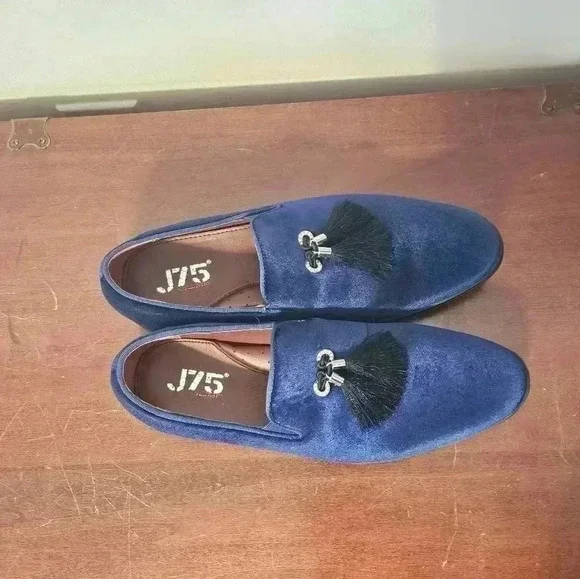 Jump 75 BLUE SUEDE SHOES SIZE 11 EUC NO ISSUES - Picture 5 of 11